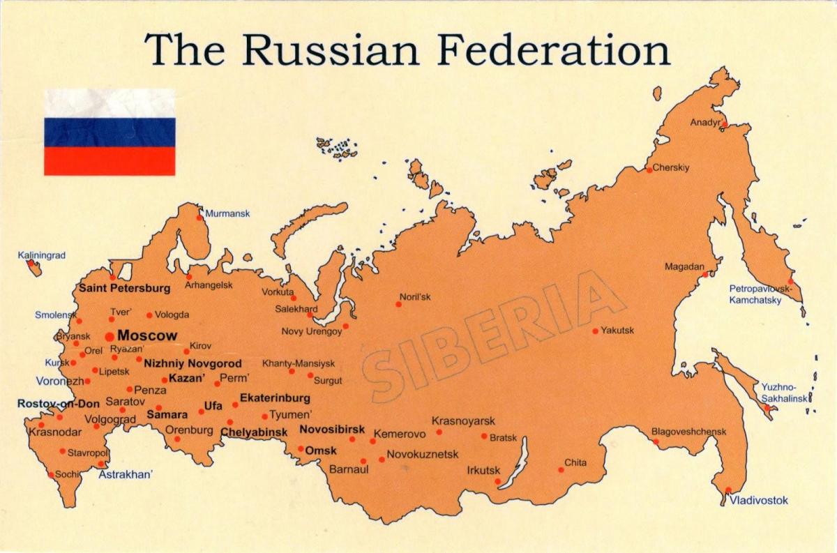 רוסיה במפה
