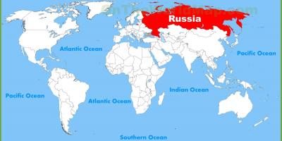 מפת העולם של רוסיה